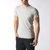 ADIDAS T-SHIRT MĘSKI SZARY CLIMALITE ESS TEE S17647 ADIDAS T-SHIRT MĘSKI SZARY CLIMALITE ESS TEE S17647